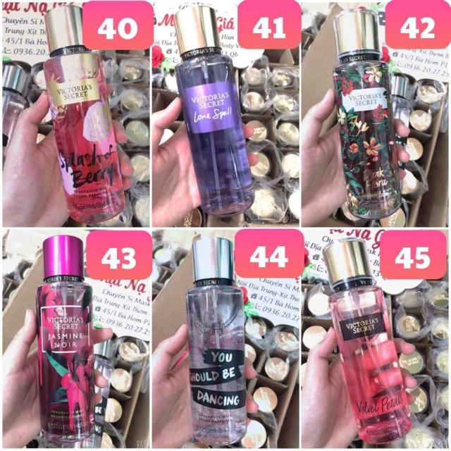 Xịt body mist thơm toan thân Victoria Secret – 250ml