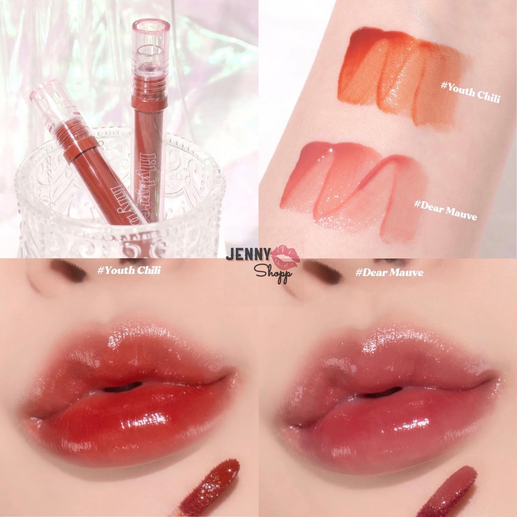 [Màu 01-21] Son Tint Bóng LilyByRed Glassy Layer Fixing Tint