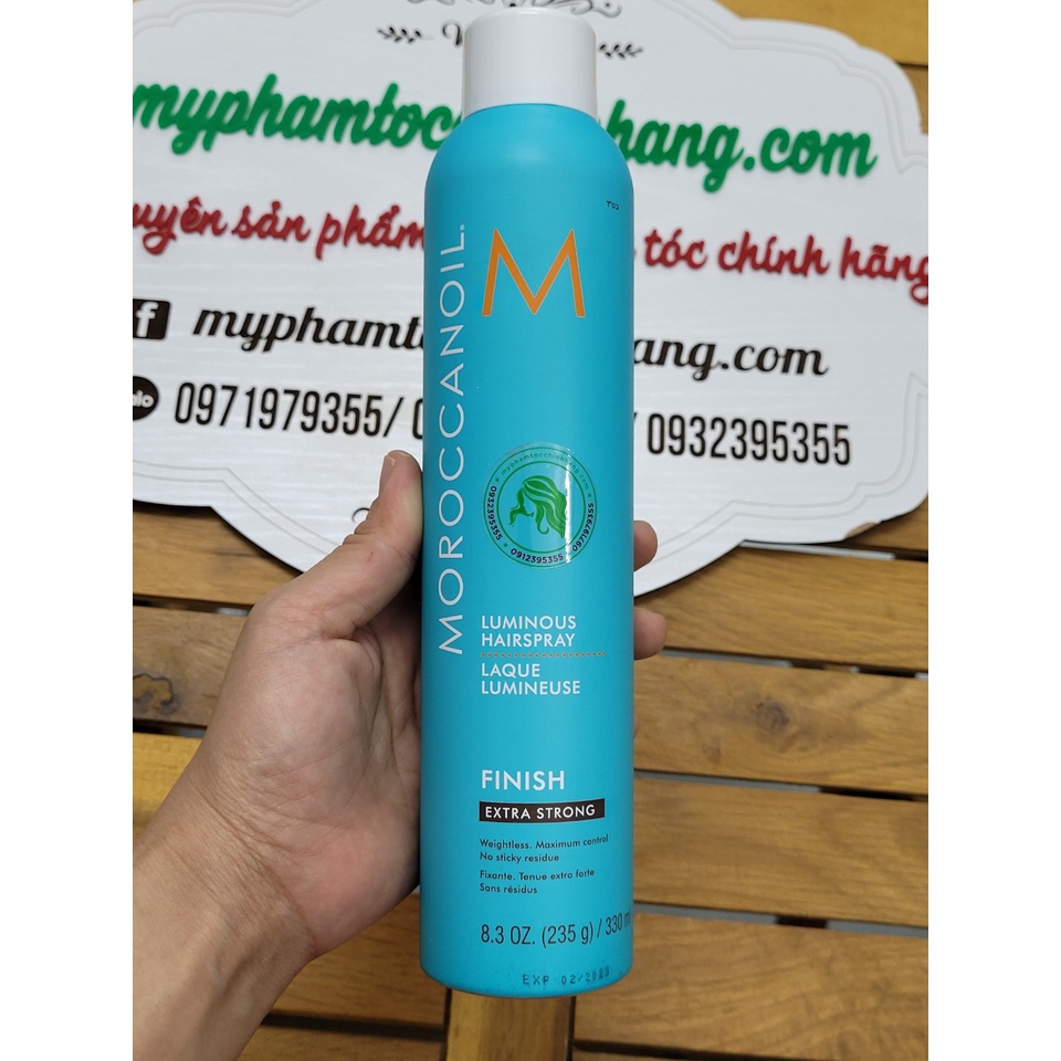 GÔM XỊT GIỮ NẾP TÓC MOROC STRONG EXTRA STRONG 330ML