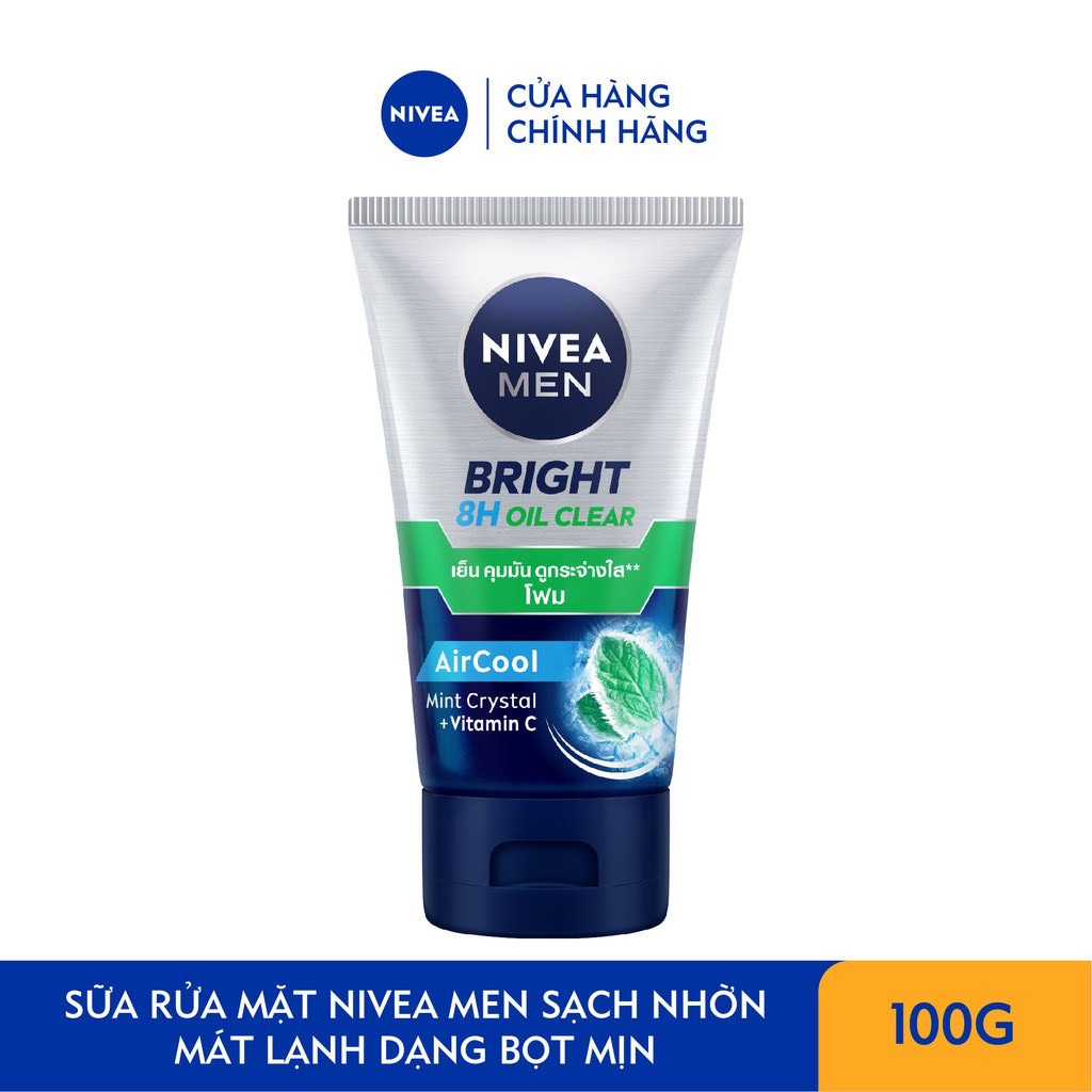 Sữa rửa mặt nivea MEN 100g