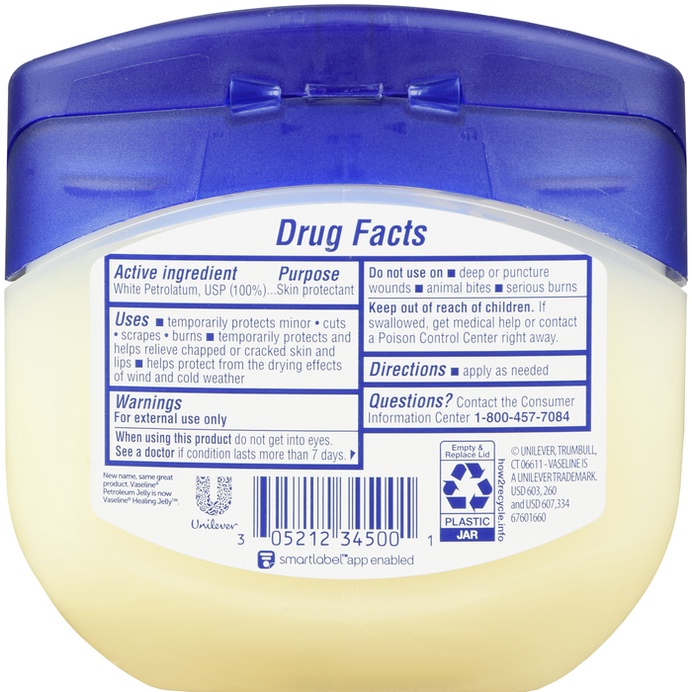 Sáp dưỡng ẩm Vaseline Mỹ 100% Pure Petroleum Jelly Original 49g, 50g, 100g – Đa Năng
