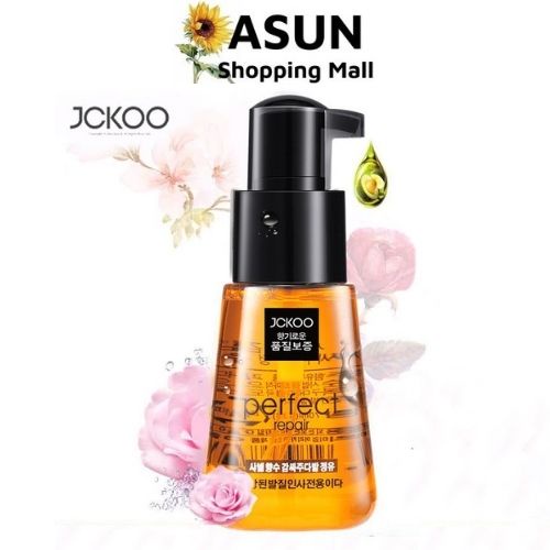 Tinh Dầu Dưỡng Tóc Uốn, Nhuộm, Tóc Khô Xơ Jckoo 70ml Phục Hồi Hư Tổn, Tạo Nếp Tóc Mềm Mượt