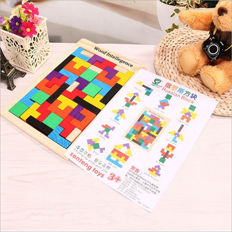 Đồ Chơi Gỗ Trò Chơi Xếp Gạch – Theo Montessori