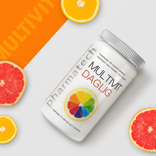 Viên uống bổ sung vitamin bảo vệ sức khỏe MULTIVIT DAGLIG Lọ 180 Viên