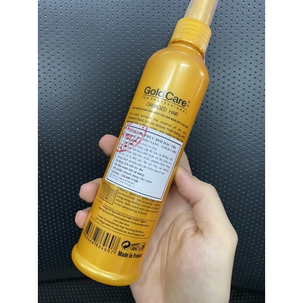 Xịt dưỡng tóc GoldCare 250ml hương nước hoa dành cho tóc khô rối hư tổn !!!