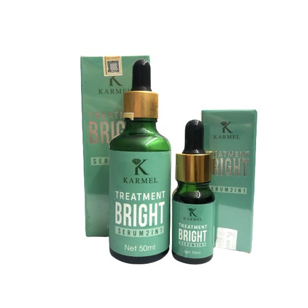 Serum căng bóng trắng da, mờ thâm nám dưỡng da, cấp nước đều màu da 10ml, 50ml – Treatment Bright 2in1 Kamel (Karmel)