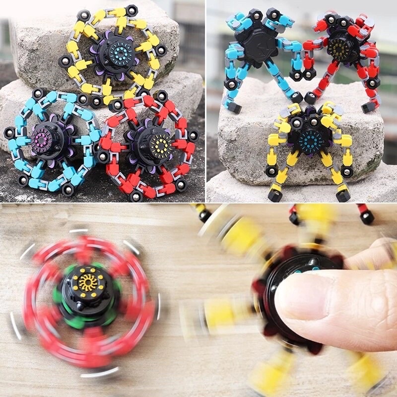 Con Quay Đồ Chơi Spinner Robot Biến Hình Thông Minh Cho Bé