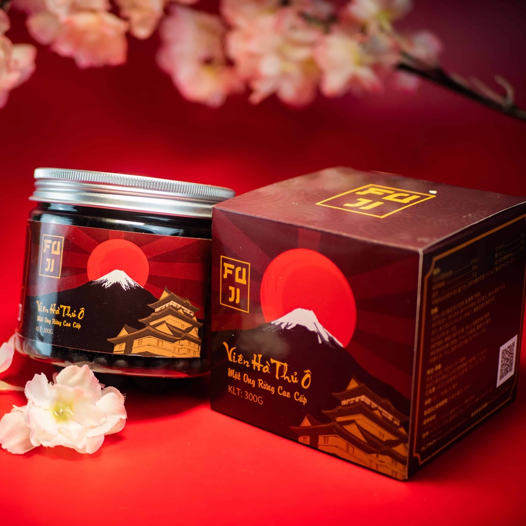 Hà Thủ Ô Mật Ong Rừng Fuji 300G Viên Hoàn Tốt Cho Tóc Và Sức Khỏe, Viên Uống Hà Thủ Ô Mật Ong Rừng Cao Cấp
