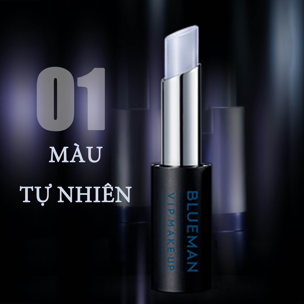 Son Dưỡng Môi Nam – Son Môi Bền Màu Dưỡng Ẩm Cho Nam Giới BlueMan – Hudu Cosmetics