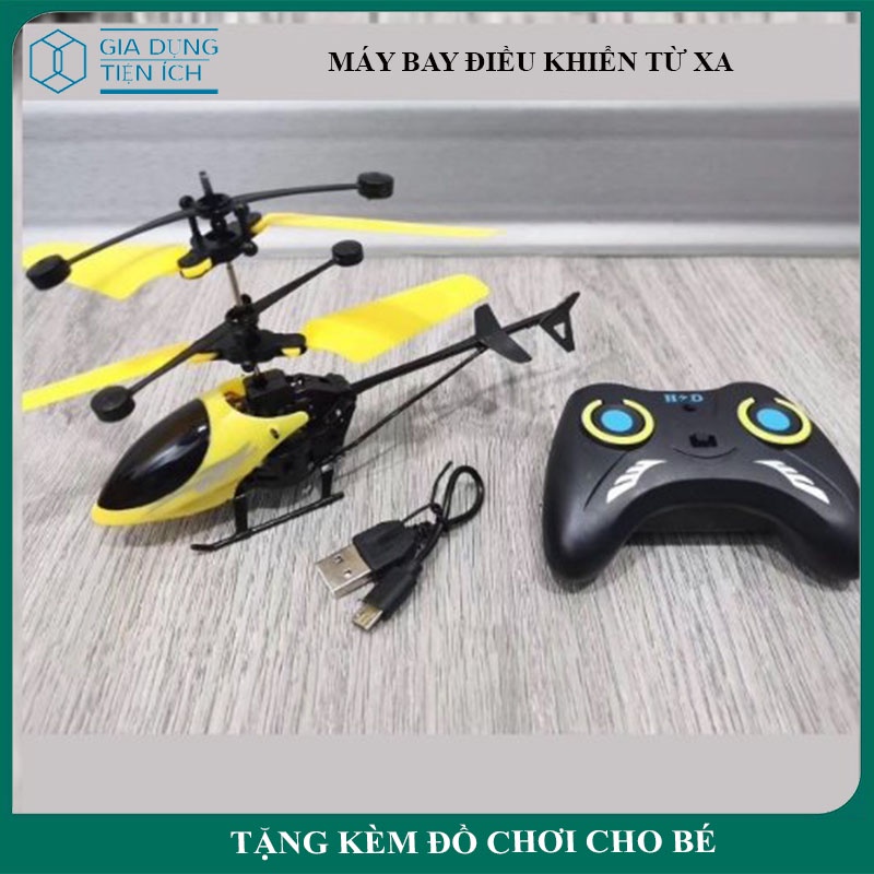 Máy bay điều khiển từ xa, đồ chơi máy bay trực thăng điều khiển từ xa mini chống va đập, bảo hành 3 tháng