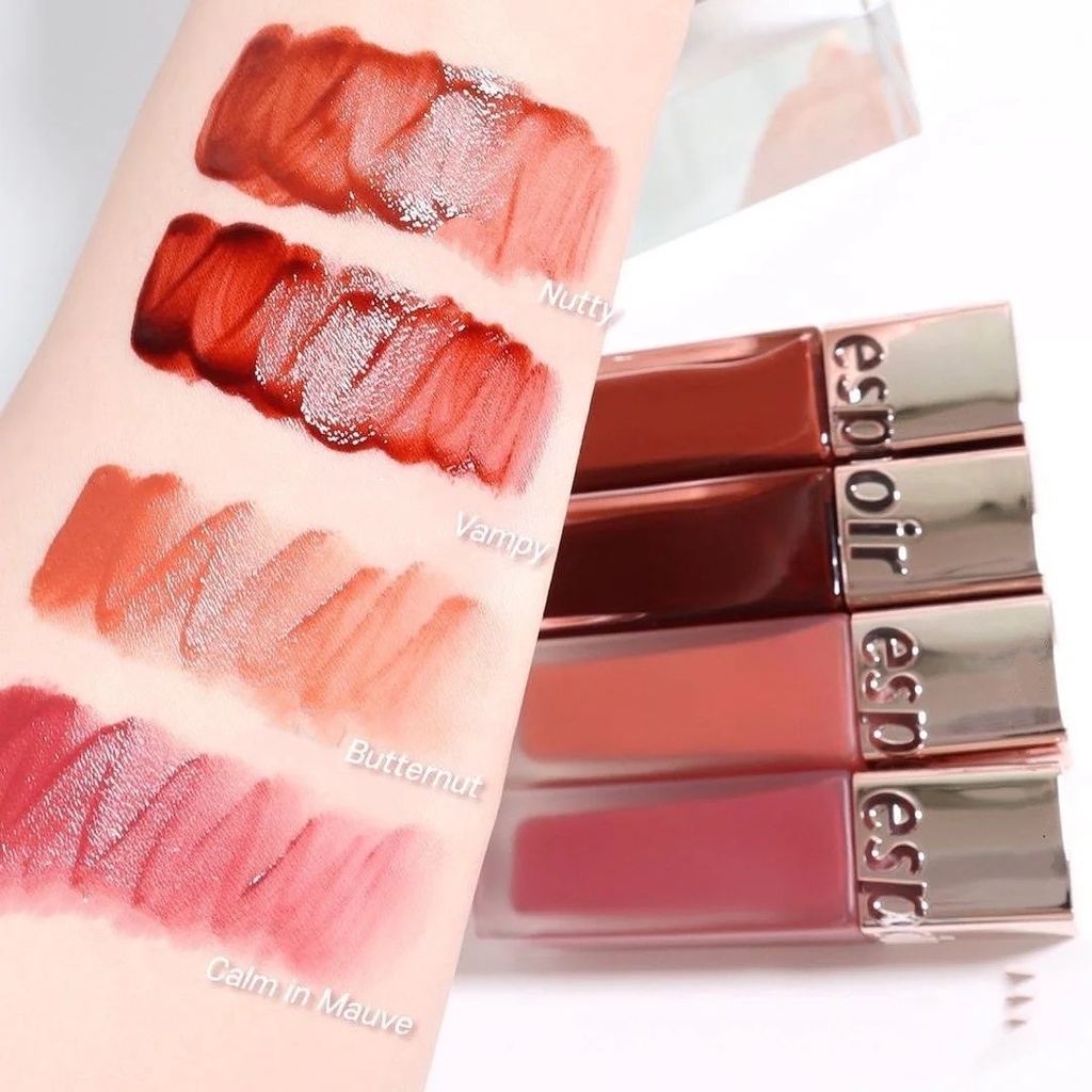 Son tint bóng ESPOIR mềm môi căng mọng Espoir Couture Lip Tint Shine Velvet Fall/Winter ’21 Vampy Nutty ESPR03