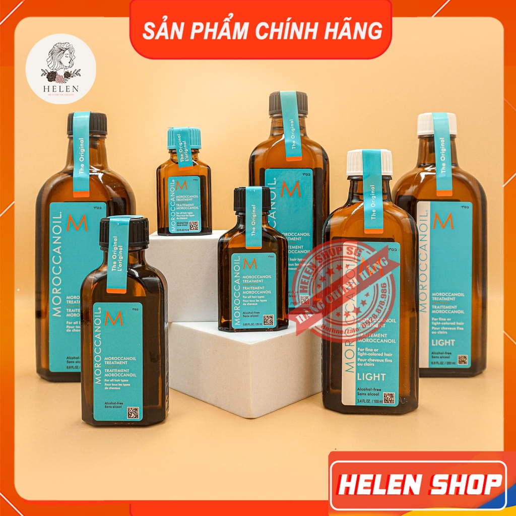 MOROCCANOIL Tinh Dầu Dưỡng Tóc Moroccanoil Original – Light Đủ Size 💖 Dầu Dưỡng Tóc Chính Hãng 💖 Dưỡng Ẩm, Chăm Sóc Tóc