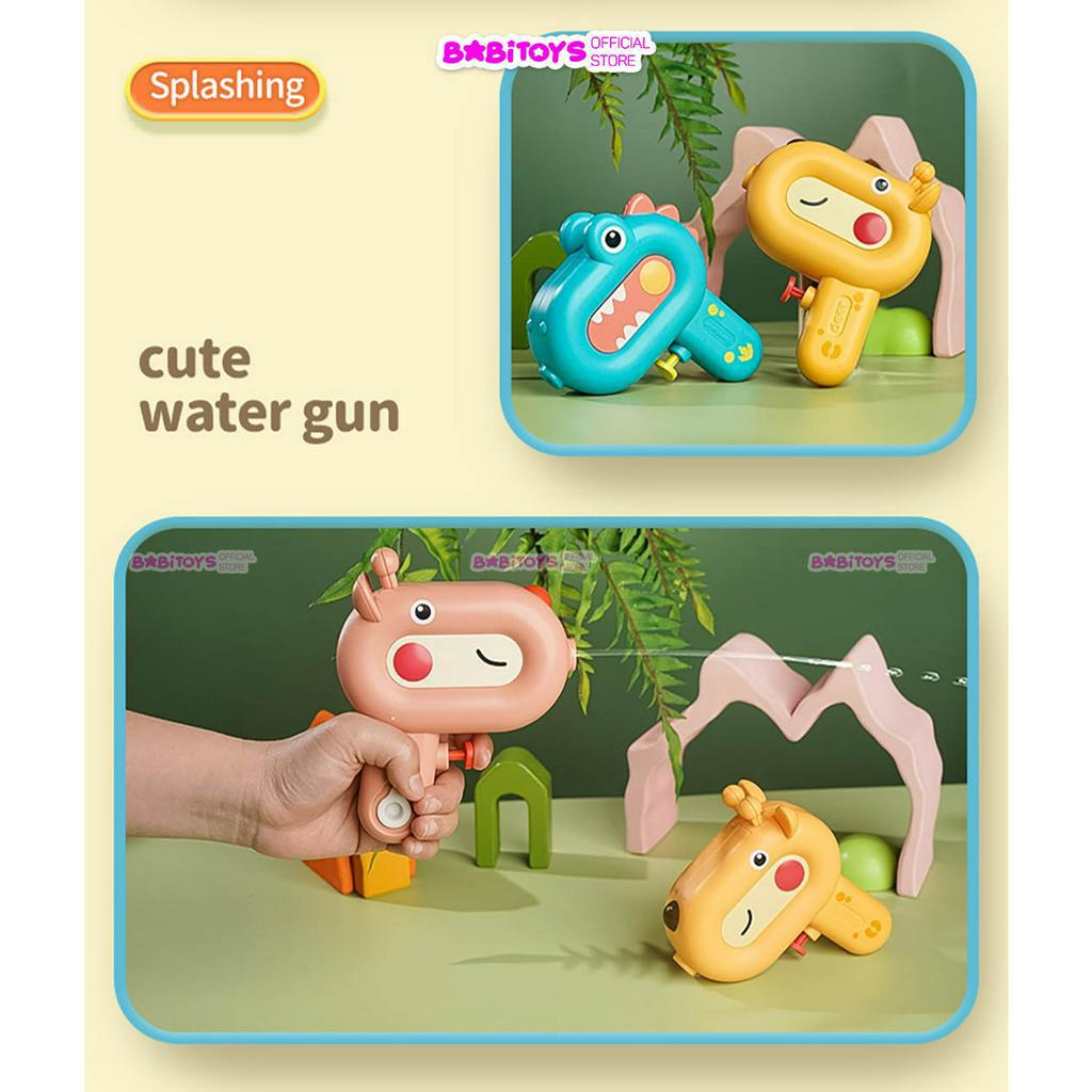 Súng nước đồ chơi cho bé hình động vật khủng long cute, đồ chơi vận động mùa hè, đồ chơi nhà tắm và bể bơi cho bé