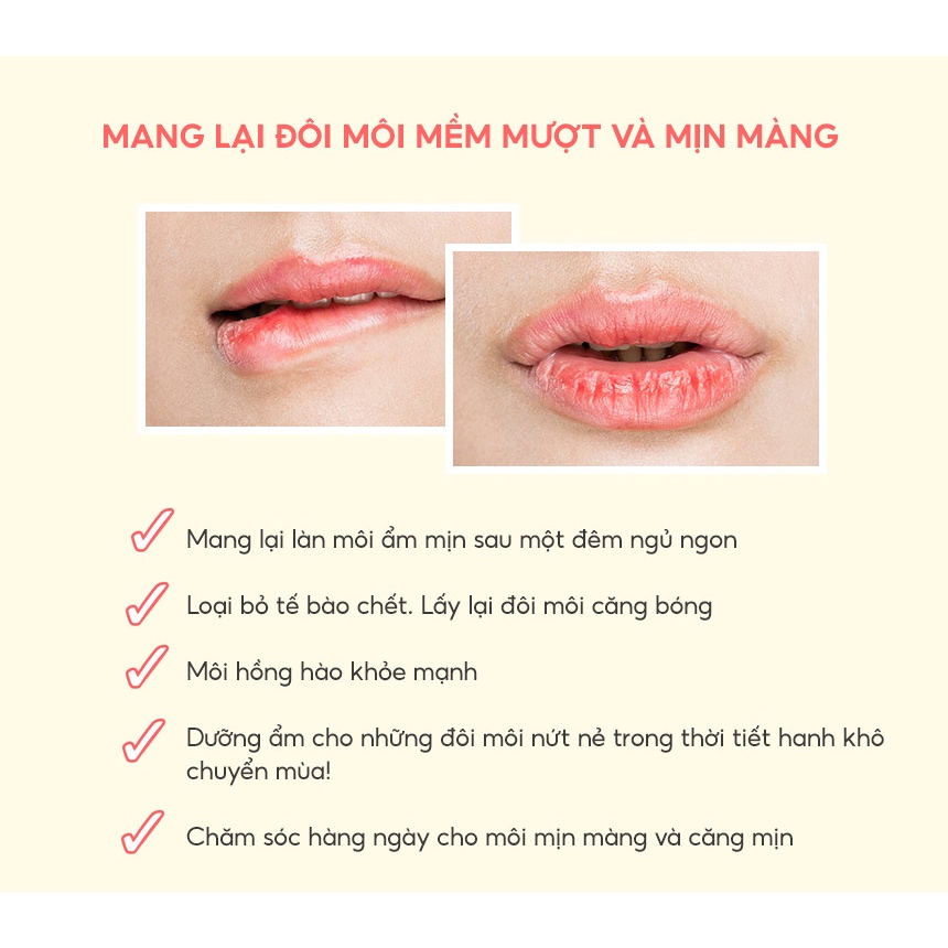 Son dưỡng môi mật ong kiêm mặt nạ môi ngủ Hàn Quốc Prreti cấp ẩm làm hồng đàn hồi tự nhiên 15g Zentop