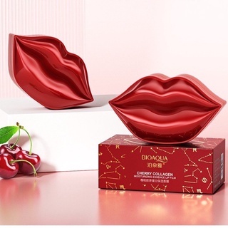 Hộp 20 Miếng Mặt Nạ Môi Bioaqua Dưỡng Môi Với Tinh Chất Cherry Dưỡng Ẩm Bổ Sung Collagen Giúp Mềm Môi Giảm Thâm cấp ẩm