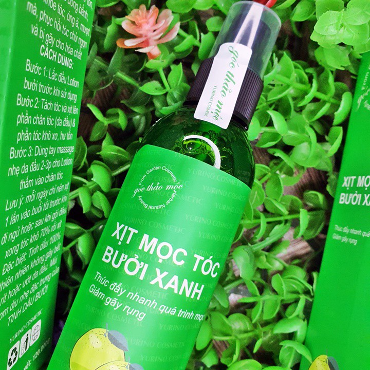 [Sỉ-Rẻ] Xịt Mọc Tóc Bưởi Xanh Góc Thảo Mộc Yurino Mẫu Mới – COCHI528 [Lẻ-Sỉ]