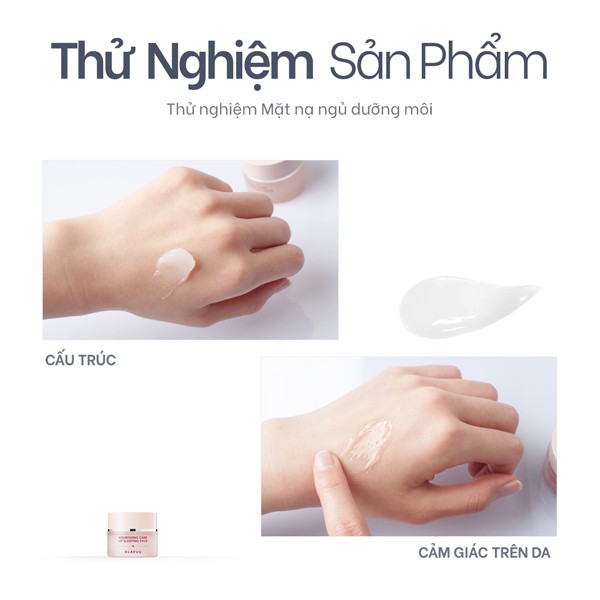 Mặt nạ ngủ dưỡng môi KLAVUU Nourishing Care Lip Sleeping Pack 20g