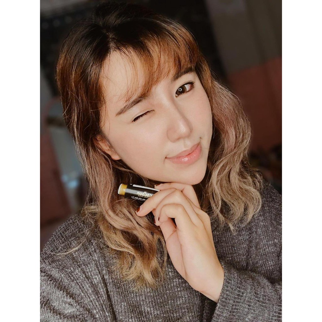 Combo son tẩy da chết môi Cà phê đắk lắk cocoon5g + son dưỡng môi dầu dừa bến tre cocoon5g