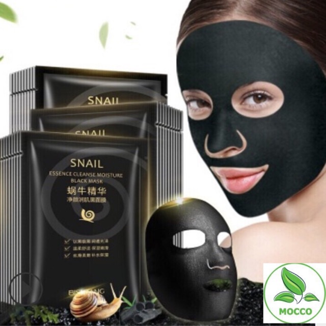 Mặt nạ dưỡng trắng mờ thâm nám thải độc cấp ẩm phục hồi da mask mặt nạ nội địa trung bisutang