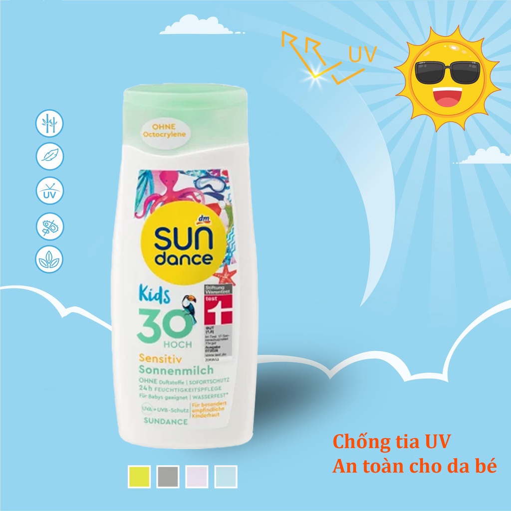 Kem chống nắng cho bé Sundance Kid an toàn cho bé, kcn trẻ em chống tia UV bảo vệ trẻ nhỏ <Hàng Đức>