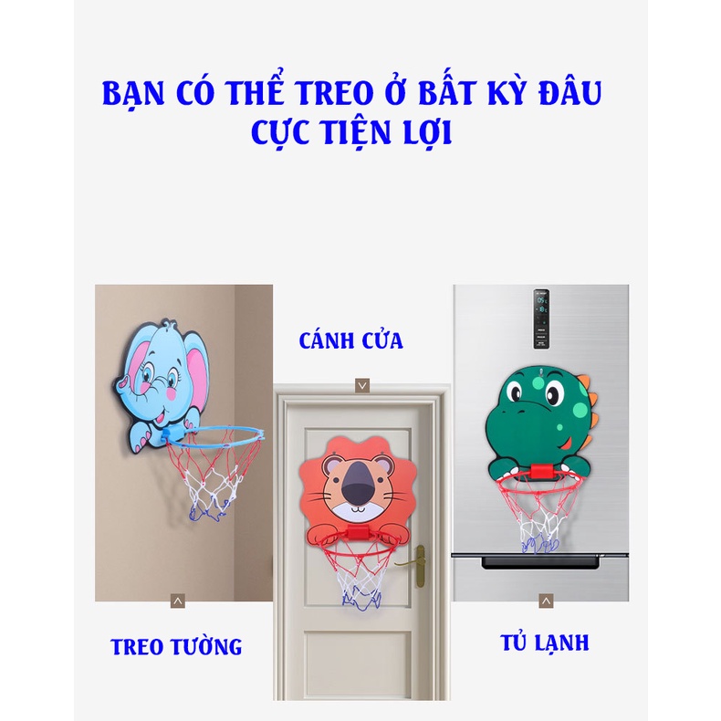 Bóng Rổ Treo Tường Cho Bé – Đồ chơi vận động cho bé