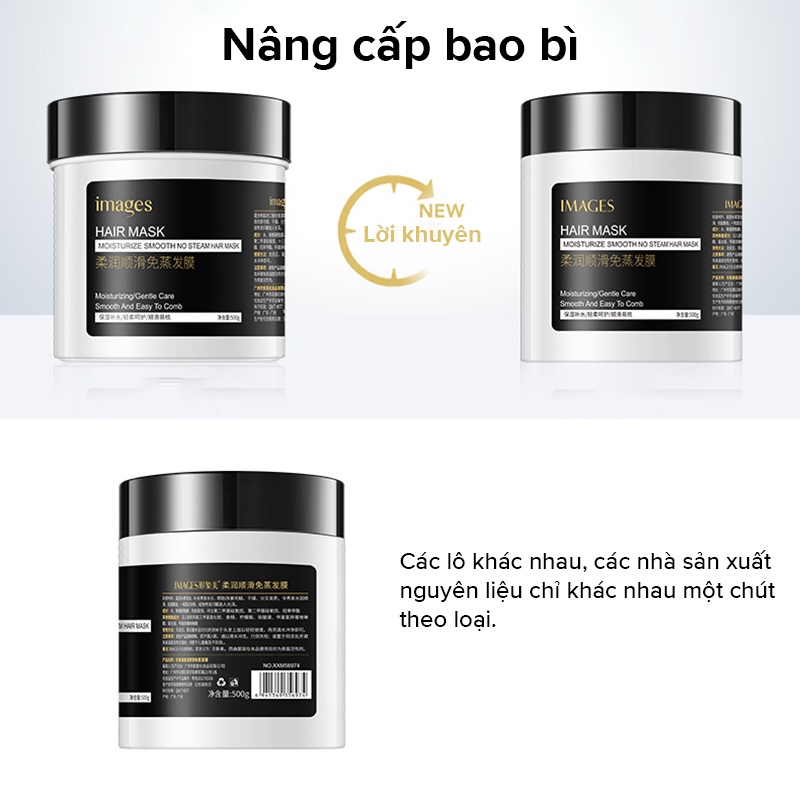 Dầu xả Tóc tóc sửa chữa tóc bù nước mềm mại dưỡng ẩm sâu 500g Mmz202