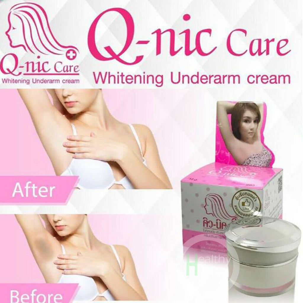 [Chuẩn Thái] Kem Giảm Thâm Nách , Thâm Mông , Đầu Gối, Khuỷu Tay Q-NIC CARE- 15Gr, Chính Hãng thái lan