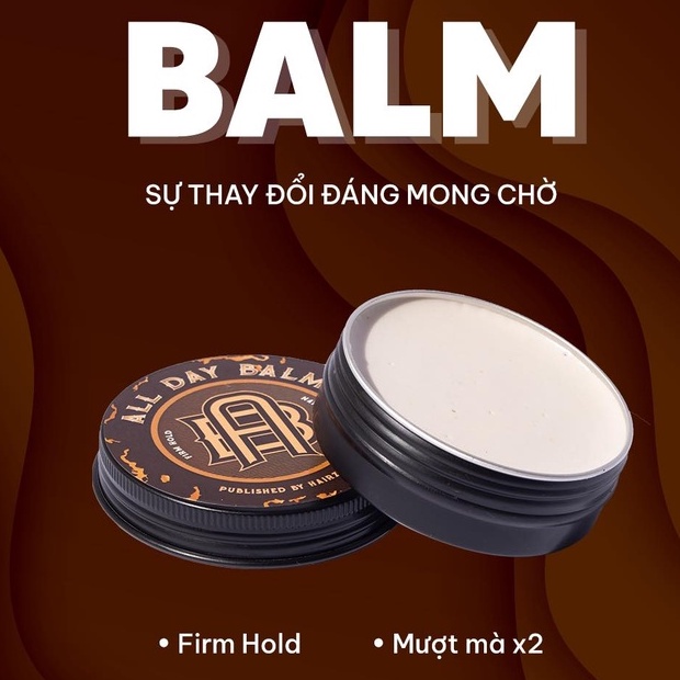 Sáp vuốt tóc nam Original Clay , All Day Balm , giữ nếp tóc , tạo kiểu tóc by Hair Zone