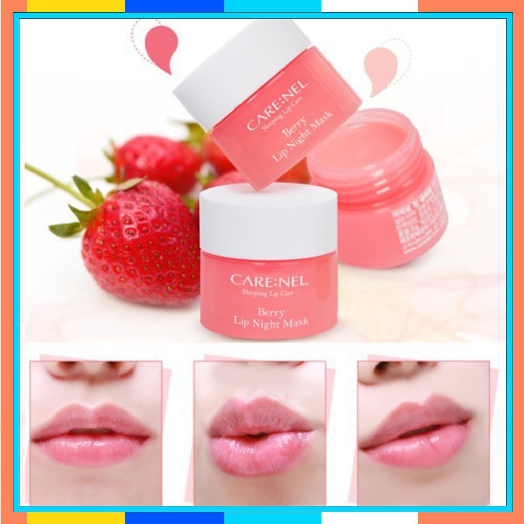 Mặt nạ ngủ môi Care:nel Lip Sleeping Mask mini mẫu mới