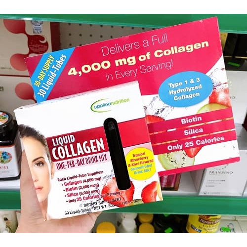 [HÀNG MỸ] Collagen dạng nước Liquid Collagen – 30 Ống