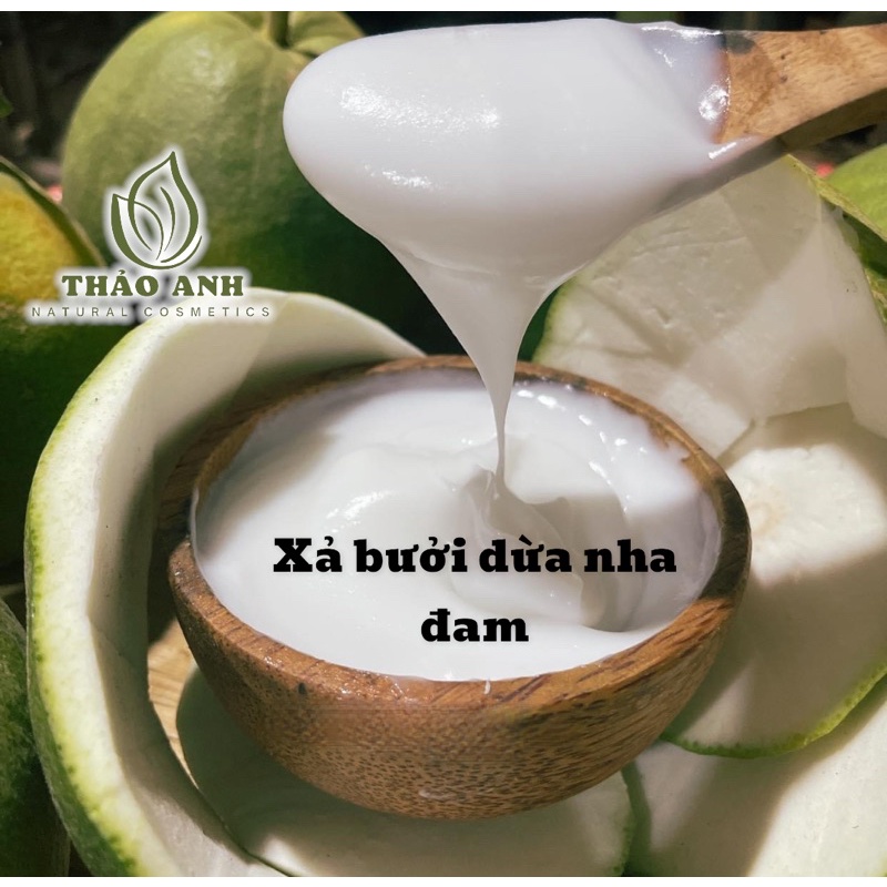 (1 lít / 500ml) DẦU Ủ/ XẢ TÓC BƯỞI DỪA NHA ĐAM – THẢO ANH