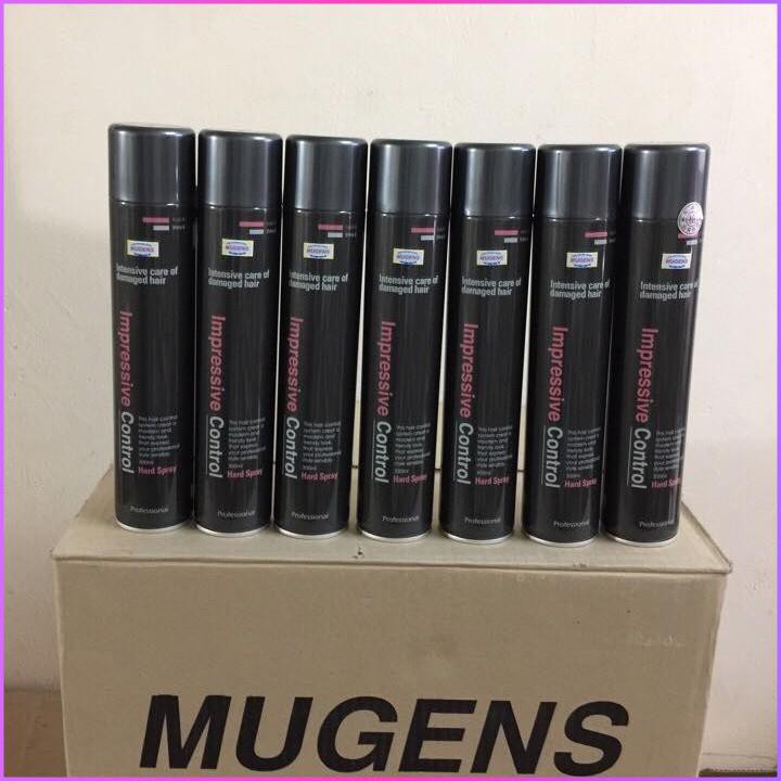 Gôm xịt giữ nếp tóc tạo kiểu Mugen Hàn Quốc 300ml , keo xịt tạo kiểu tóc chính hãng
