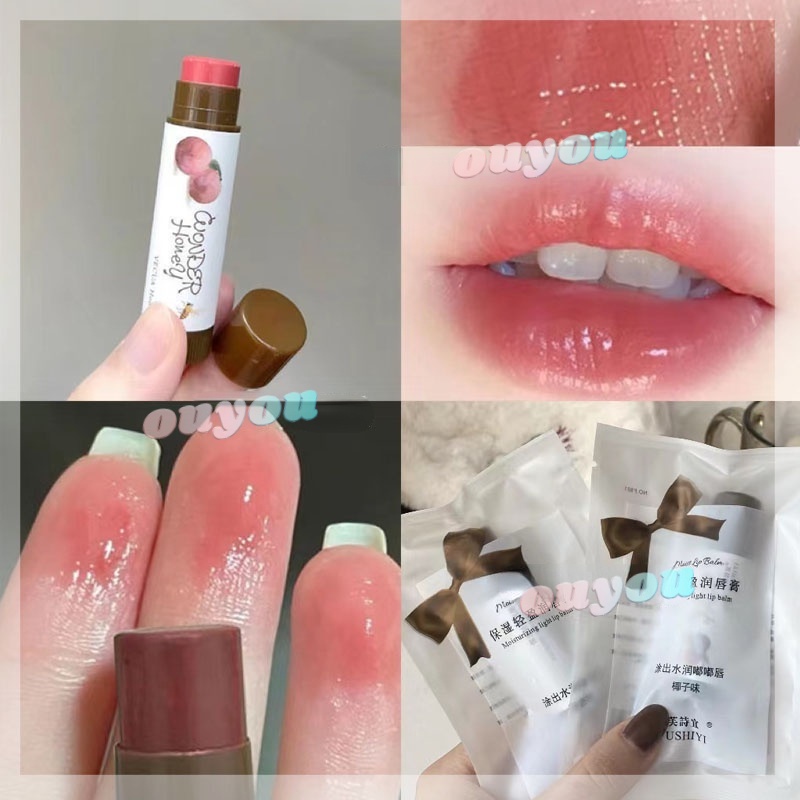 Son dưỡng ẩm căng mọng mềm mại son dưỡng môi OUYOU