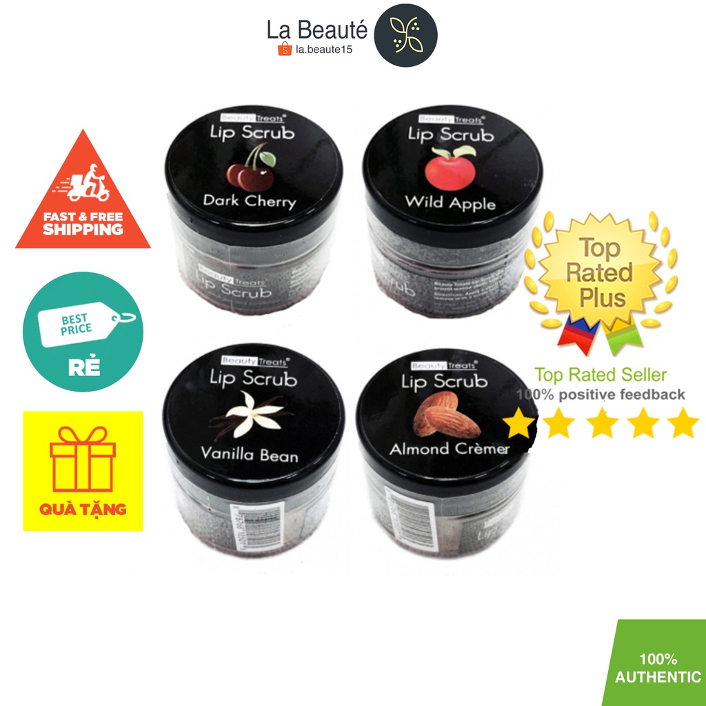 Beauty Treats Lip Scrub – Tẩy Da Chết Môi Nhiều Loại