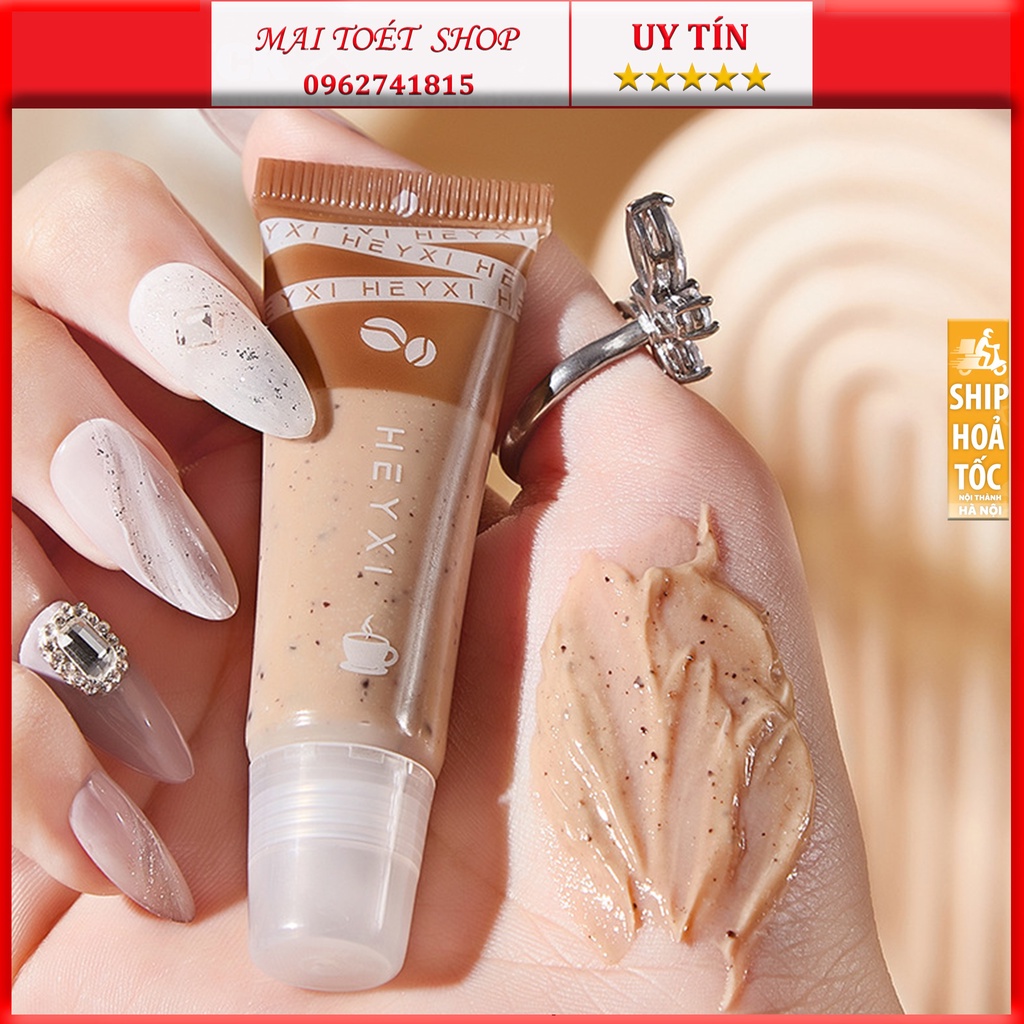 Tẩy da chết môi giúp môi mềm mịn, giảm nứt nẻ,dưỡng môi chính hãng nội địa trung