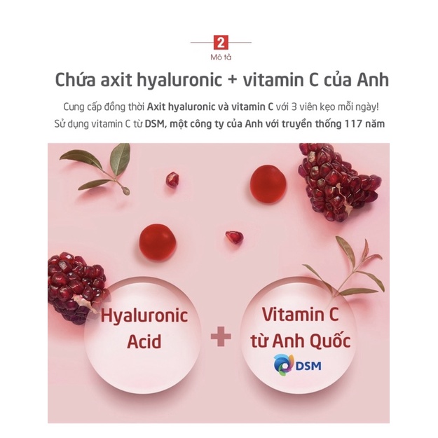 Kẹo Dẻo Collagen Lựu Đỏ Dưỡng Da Sáng Mịn Boto Collagen Gummy kẹo dẻo collagen, kẹo collagen Hàn Quốc