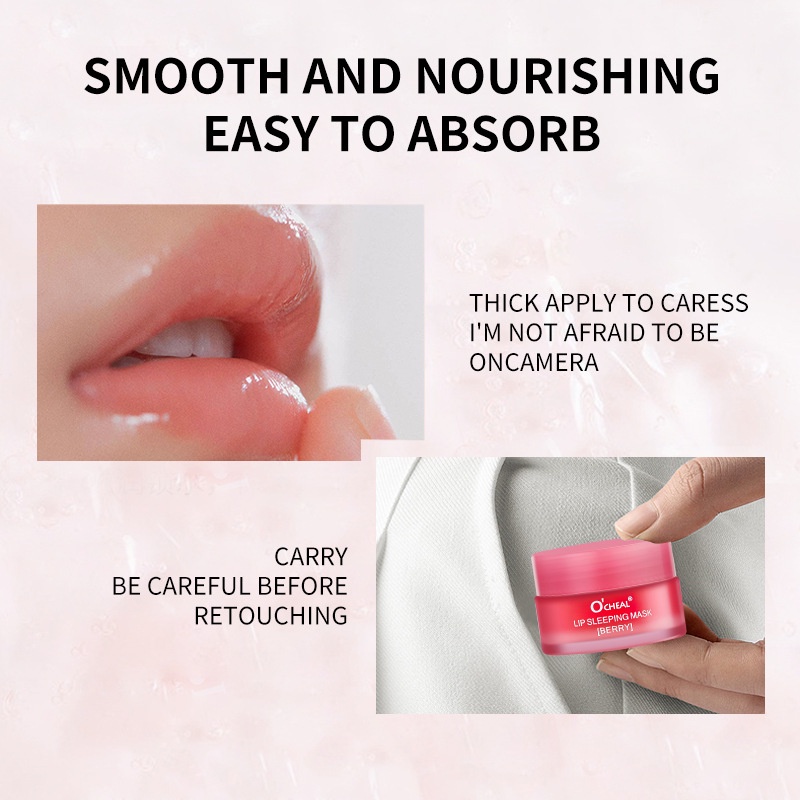 Son dưỡng OCHEAL Mặt Nạ Ngủ Cho Môi Dưỡng Ẩm Mềm Mại 10g Thương Hiệu