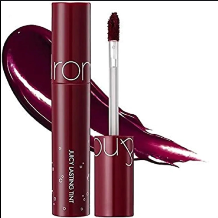 son romand bóng màu 17 Đỏ rượu  (Romand Juicy Lasting Tint #17 Plum Coke)