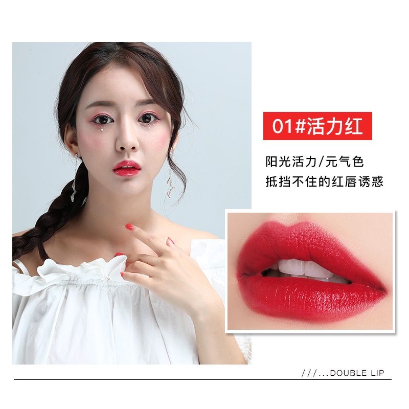 Son Môi 2 Đầu OUL’ISI Son Kẻ Viền Môi Và Thỏi Son Lì