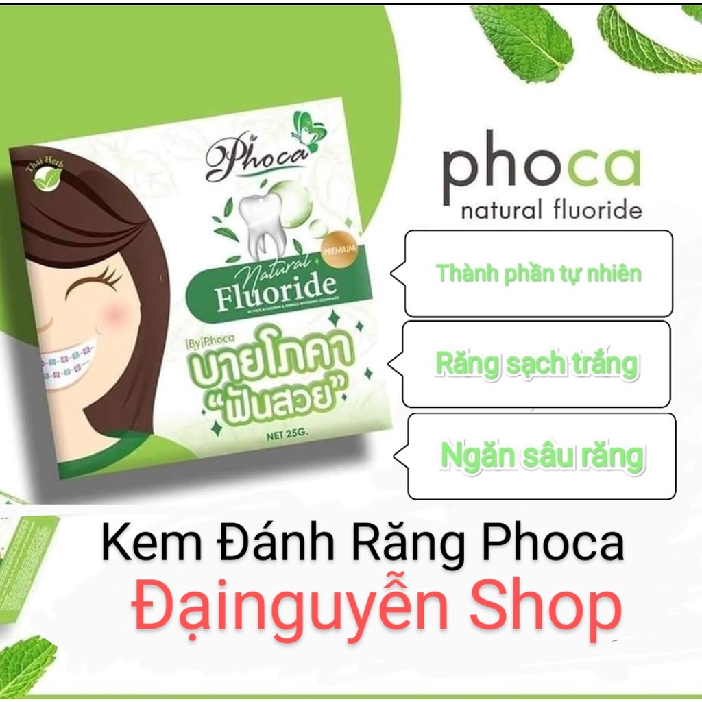 kem ĐÁNH RĂNG PHOCA , NIỀNG RĂNG , TRẮNG RĂNG THƠM MIỆNG