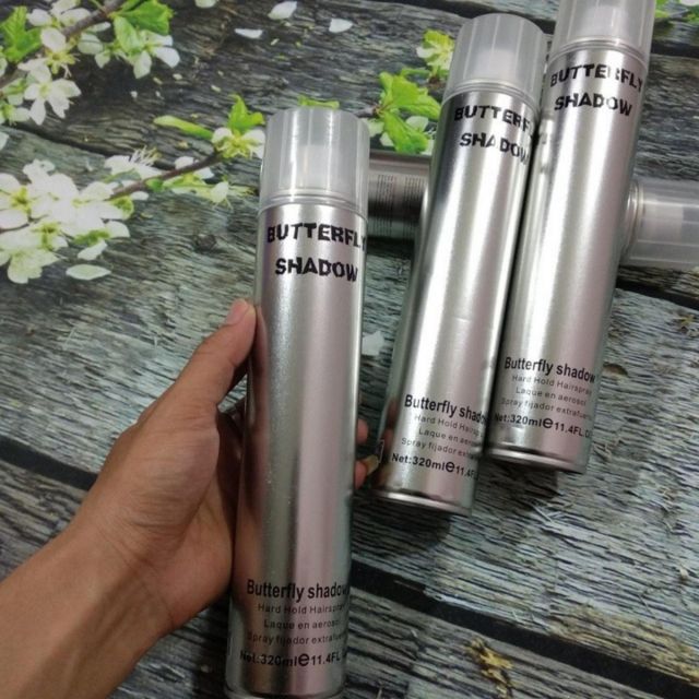 Gôm butterfly shadaw 320ml ( chuẩn, sả giá gốc)