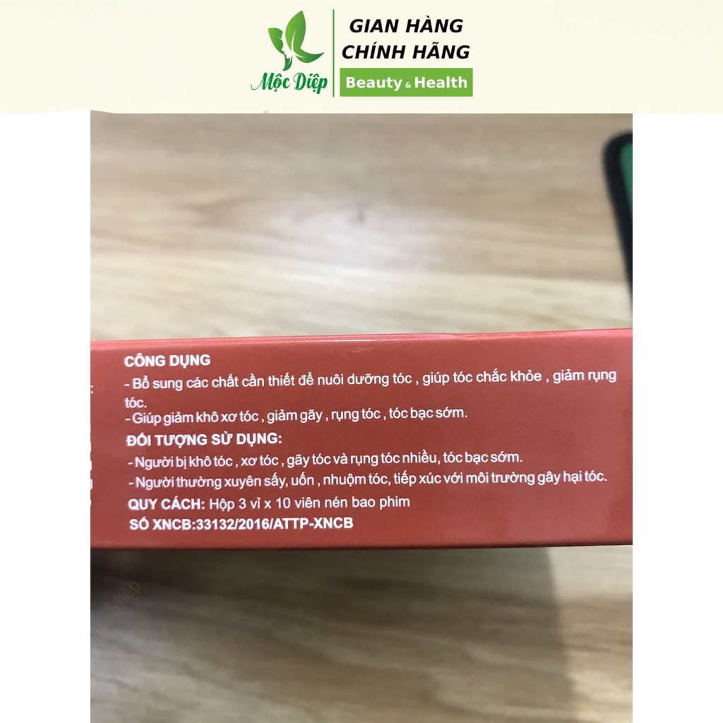 Viên uống chăm sóc tóc giảm rụng tóc Polyhair bổ sung dưỡng chất cho tóc, giúp mọc tóc nhanh, khô xơ tóc Mộc Diệp