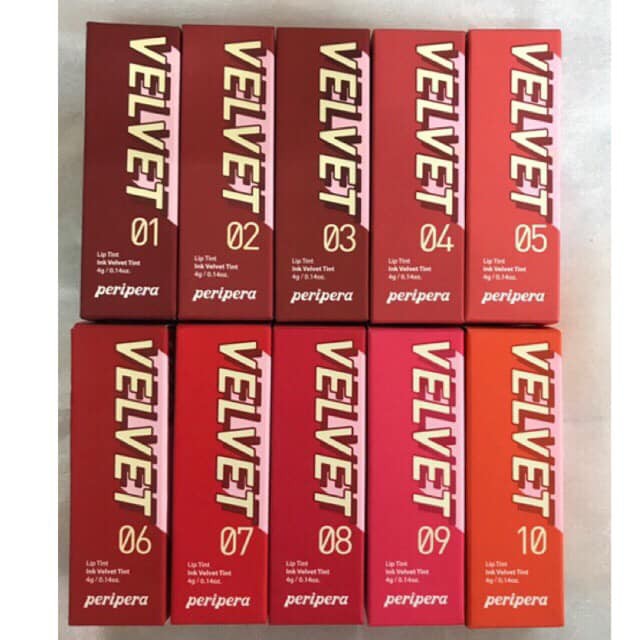 Son kem lì Ink Velvet mẫu mới 2023, Son kem lì Peripera Peri’s Ink Velvet