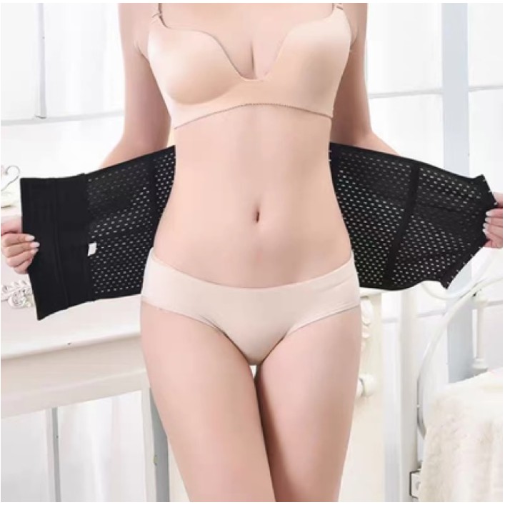 Đai nịt bụng sau sinh Latex giảm mỡ bụng định hình siết eo mặc trong váy chống cuộn tạo Sline NITBUNG01