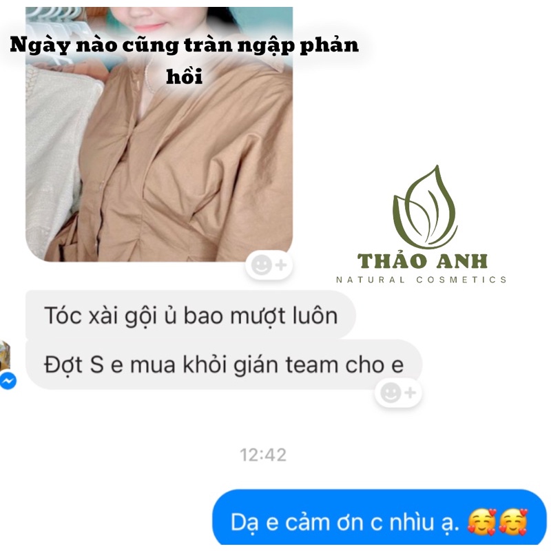 (1 lít / 500ml) DẦU Ủ/ XẢ TÓC BƯỞI DỪA NHA ĐAM – THẢO ANH