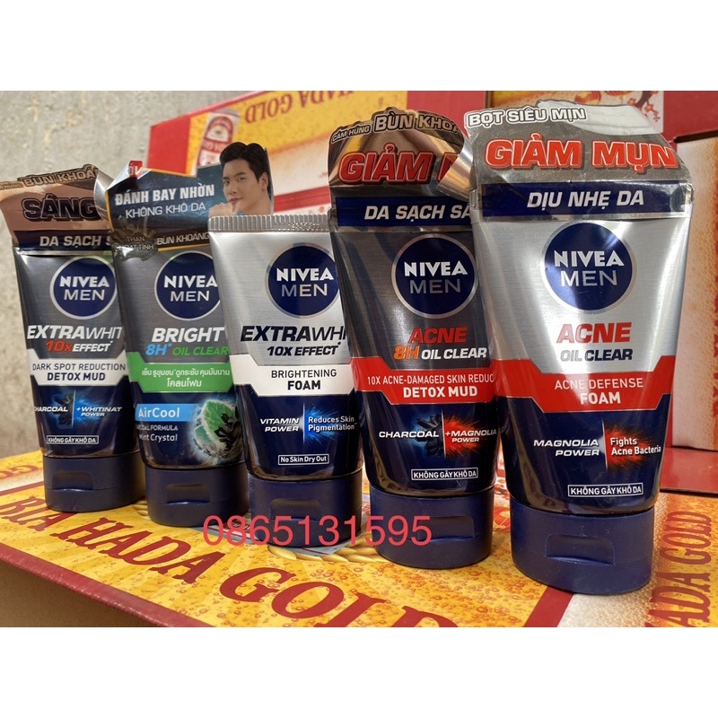 Sữa Rửa Mặt Nivea Dành Cho Nam 100g