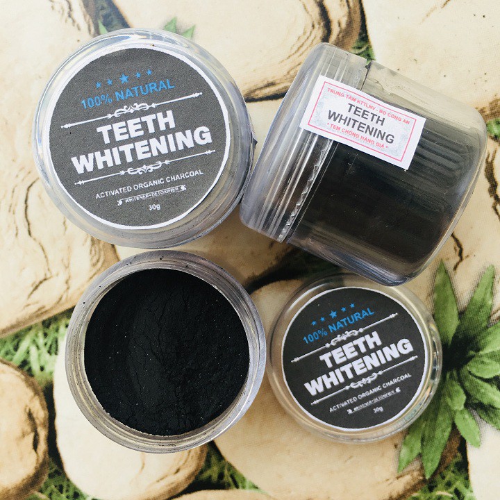 Bột tẩy trắng răng Than tre hoạt tính Teeth Whitening 30g