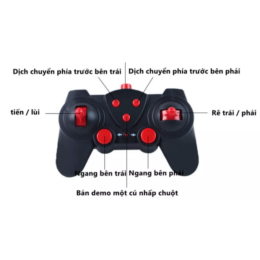 Ô tô điều khiển từ xa – điều khiển siệu nhạy pin cực trâu sạc – đồ chơi điều khiển từ xa xoay tròn 360 độ 6 hướng