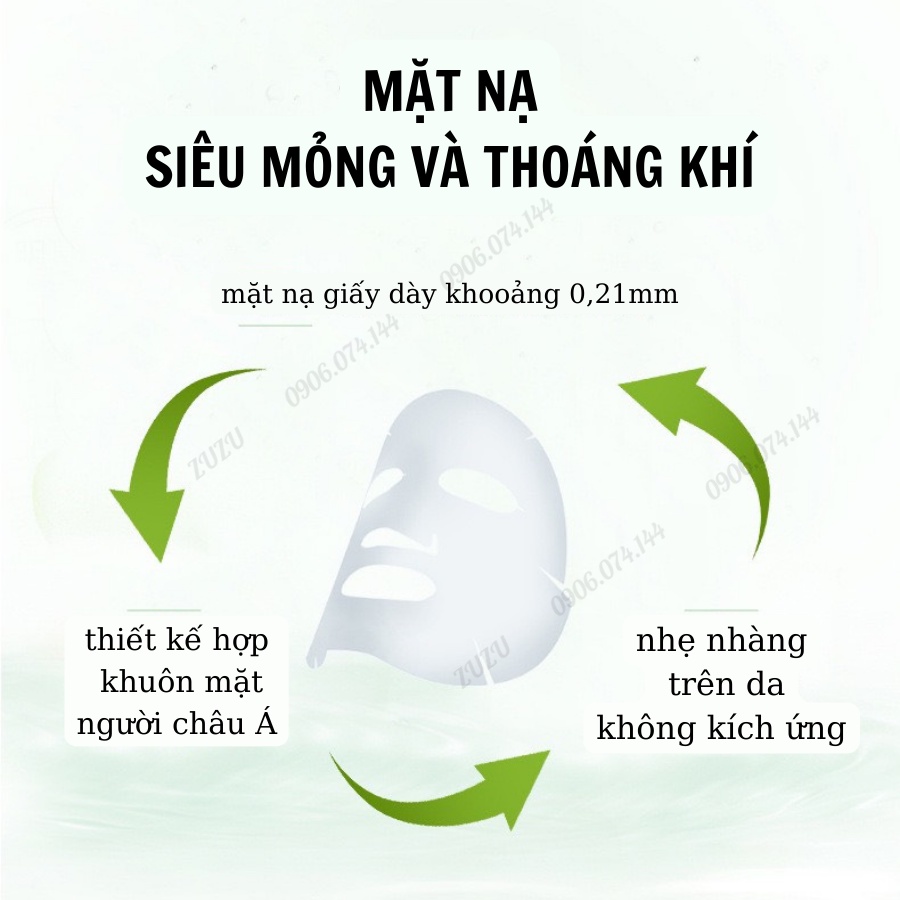 Mặt nạ dưỡng da, mặt nạ dưỡng trắng cấp ẩm mờ thâm bổ sung collagen tinh chất ốc sên Nội Địa Trung