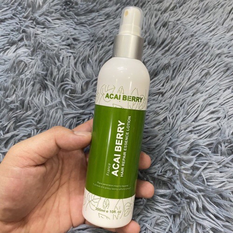 Xịt Dưỡng Phục Hồi Tóc Hư Tổn Collagen Acai Berry 300ml – Giúp Tóc Mềm Mượt, Bóng Đẹp Hơn